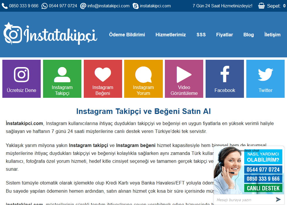 instagram takipci satin al