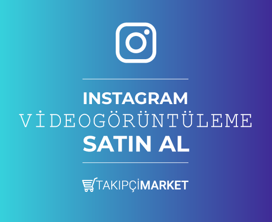 instagram video izlenme satın al